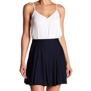 Olive + Oak Pleated Perforated Skirt w/Pockets NWT